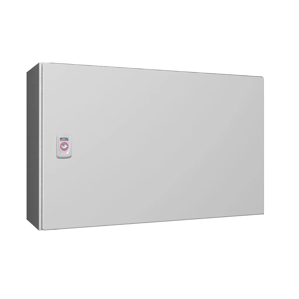 AX Gabinete mural de chapa de acero 1P 380Hx600Wx210Dmm RAL7035 IP66 NEMA 4