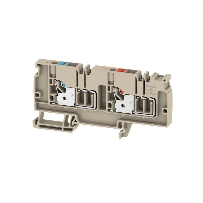 AAP13 6 LO-LO Clema de alimentación 2X1 6mm² 22-8AWG 41A 250VCA Beige