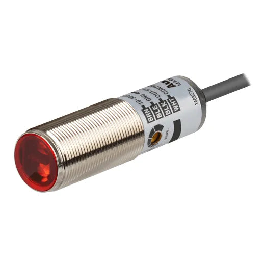 BRQT400-DDTA Sensor fotoeléctrico SUS316L M18 Dif-Reflectivo 400mm 24VCD NPN