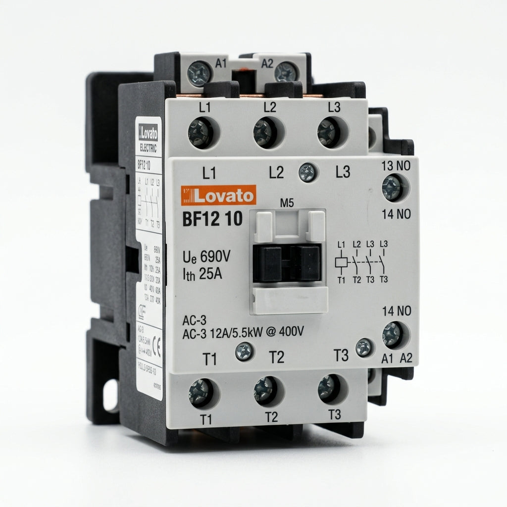 Lovato BF12 10  AC3 12A contactor trifásico