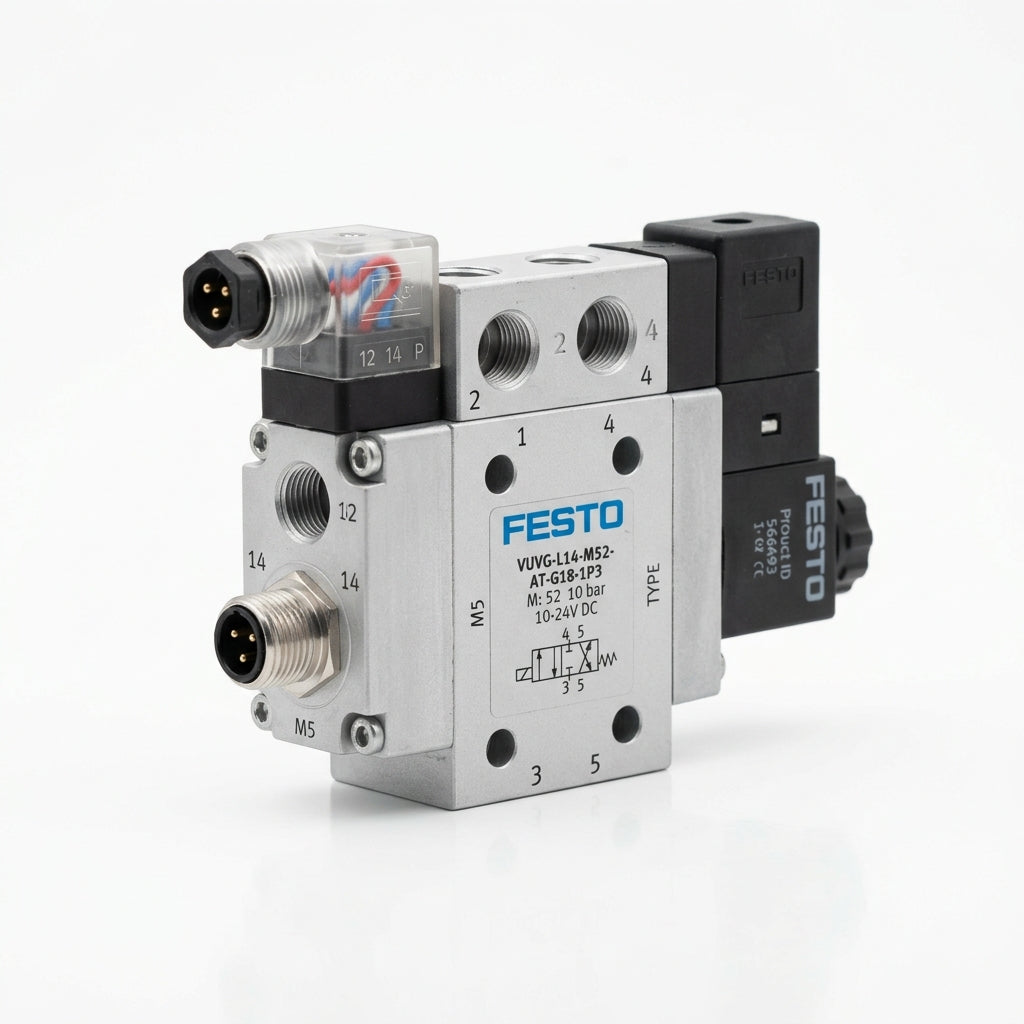 Festo VUVG-L14-M52-AT-G18-1P3 Electroválvula