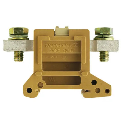 SAKG 70/35 II/GW Clema de conexión esparrago M8 70mm² 8-2AWG 192A 1000VCA