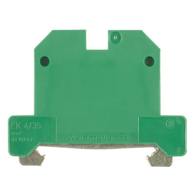 EK 4/35 Clema para tierra 4mm² 26-10AWG 800VCA Verde-Amarillo
