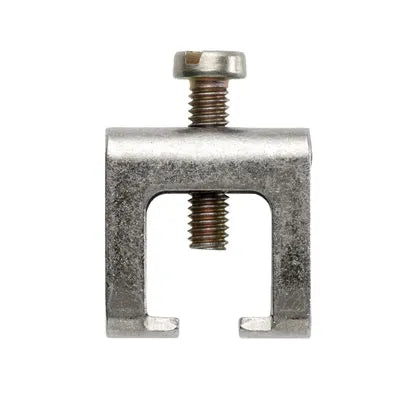 ZBE 6 Brida no aislada 16-8AWG para montaje en barras 10x3mm