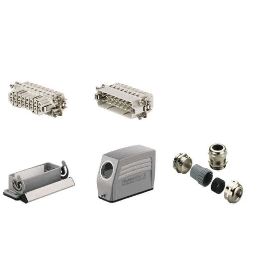 HDC-KIT-HA 16.120 KIT RockStar Salida lateral 16P+PE 16A 250V Grupo5 PG16