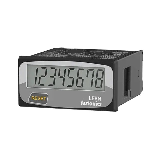 LE8N-BV Temporizador LCD 8 digit 48WX24H 24-240VAC 6-240VDC  IP66