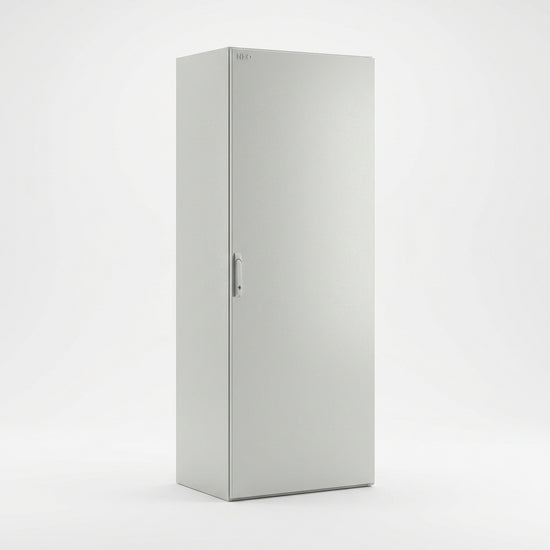 NEO Armario de acero galvanizado 2000Hx800Wx500Dmm 1 puerta IP54 RAL7035