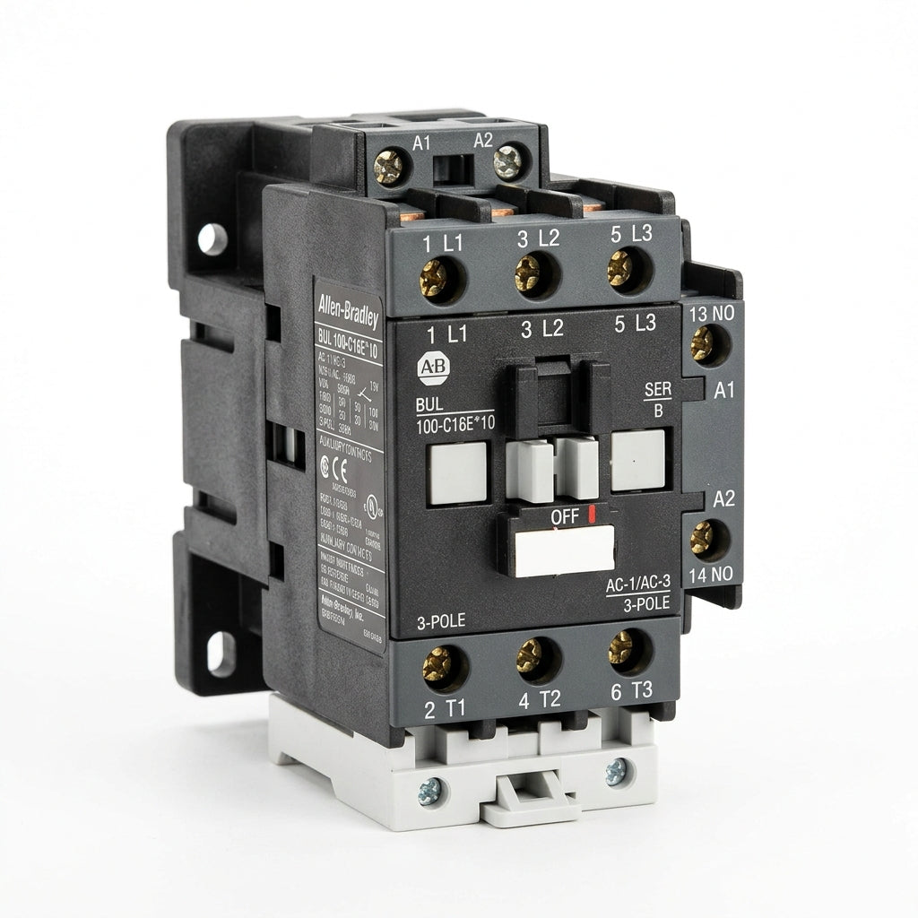 Allen Bradley 100-c16e*10 Ser B contactor trifásico CON DETALLE