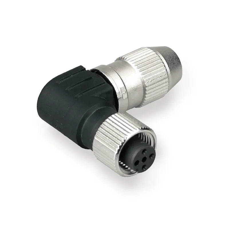 SAIBW-4-IDC M12 Conector hembra acodado M12 4P Codigo A Conexión IDC IP67