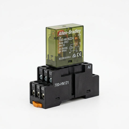 Allen Bradley 700-hn121 Ser A + 700-hk36z24 relé + su base