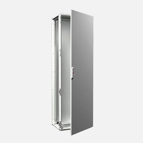VX25 Armario de chapa de acero 1800Hx600Wx400Dmm 1 Puerta IP55 NEMA 12 RAL7035