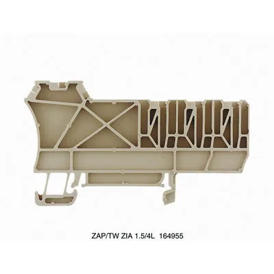 ZAP/TW ZIA1.5/4L Tapa final beige para clema ZIA 1.5/4L-