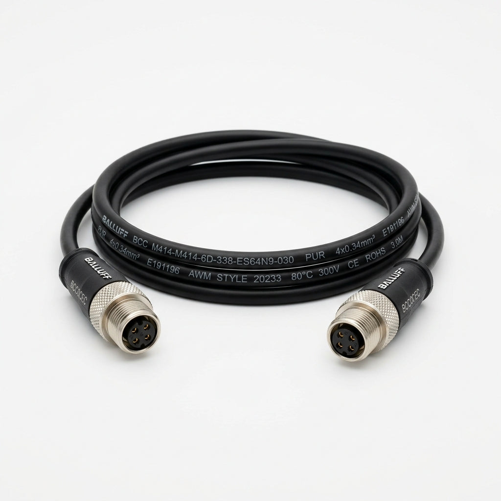 BALLUFF BCC0CEC BCC M414-M414-6D-338-ES64N9-030 Cable de conexión
