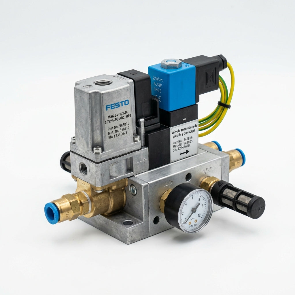FESTO MS6-SV-1/2-E-10V24-SO-AD1-MP1