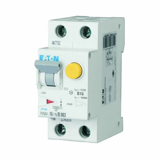 PKNM-16/1N/B/003-A-MW Xpole Interruptor RCCB/MCB 1P+N 16A 10kA 30mA Curva B