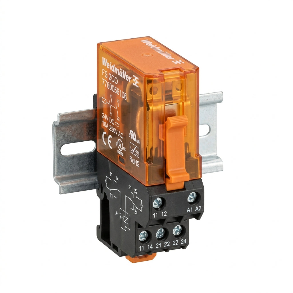 Weidmuller Fs 2co 7760056106 base para relé