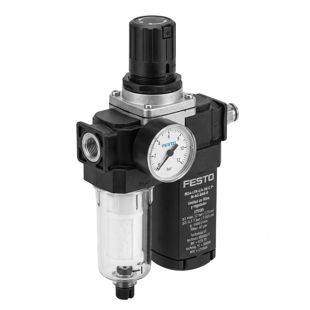 FESTO MS4-LFR-1/4-D6-C-P-M-AG-BAR-B