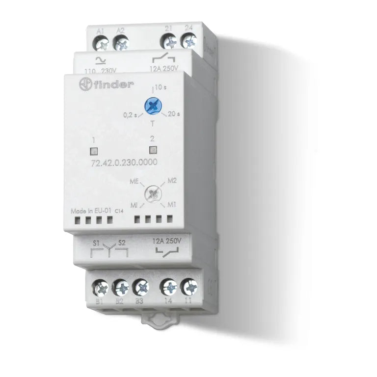 Relé especifico de alternancia de carga 110-240VAC/DC 2NA 12A 250V