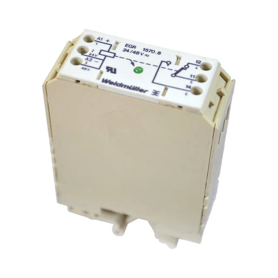EGR3 24VAC/DC DPST2 Acoplador de relé 24VUC 2NA AgNi 3A 250V LED Verde