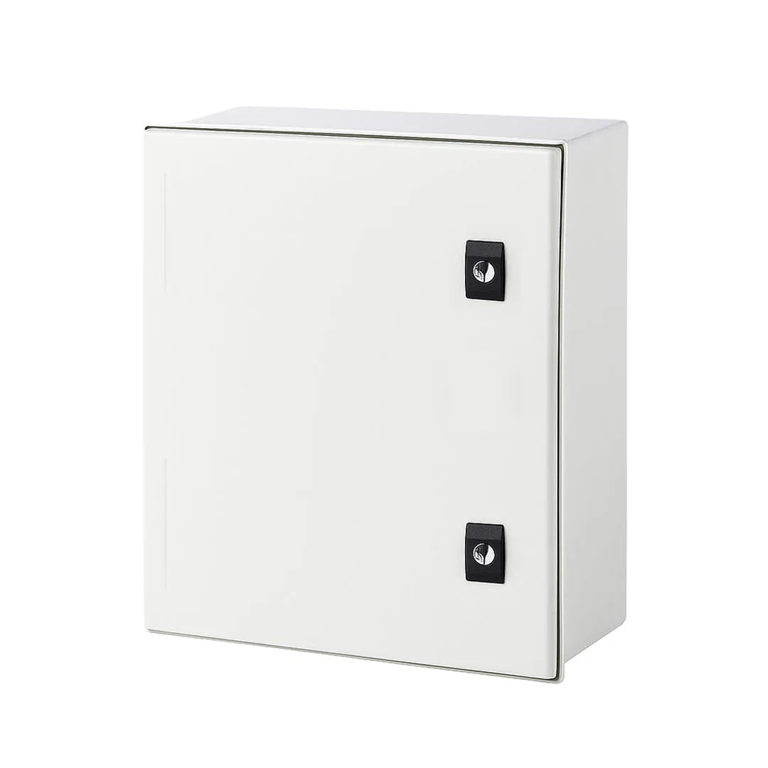 Gabinete mural 1P c/plat. de mont. 600HX500WX230Dmm Fibra d/vid. IP65
