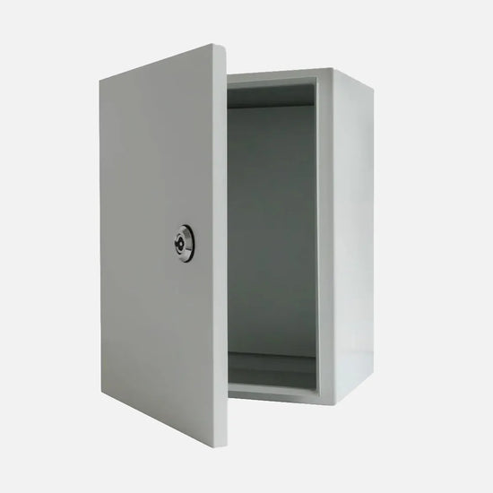 Gabinete mural c/plat. 300Hx200Wx200Dmm Acero carb/galv RAL7035 IP66