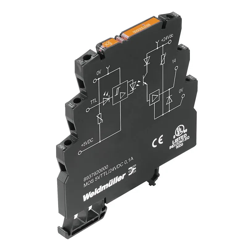 MOS 5VTTL/24VDC 0,1A Relé SSR Bi-Transistor 6.0mm 0.1A Input 5VCD Output 24VCD
