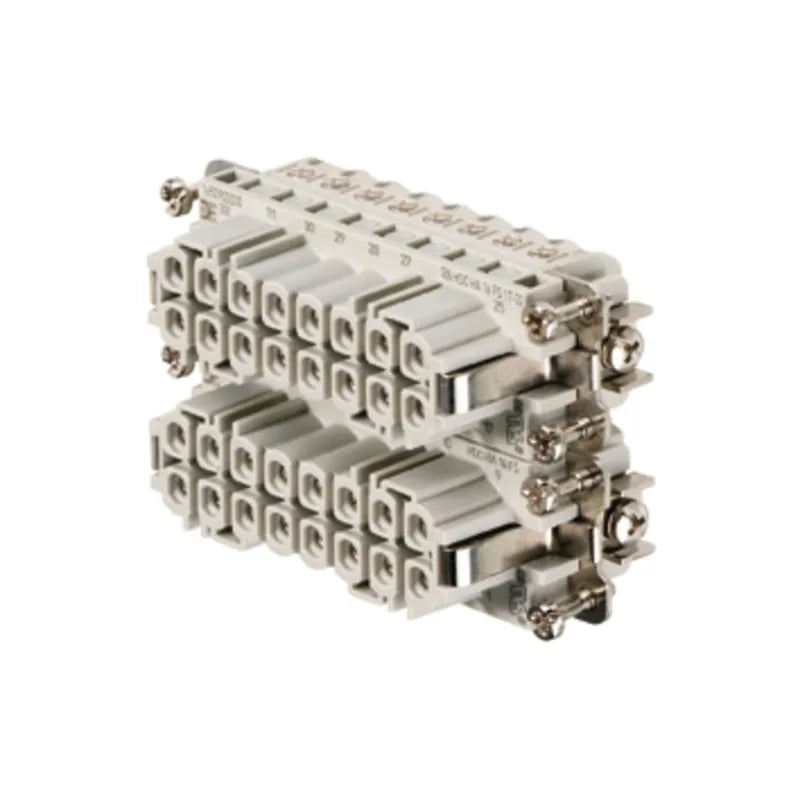 HDC HA 16 FS 17-32 Inserto hembra Conexión tornillo 16P+PE 16A 250V Grupo 7
