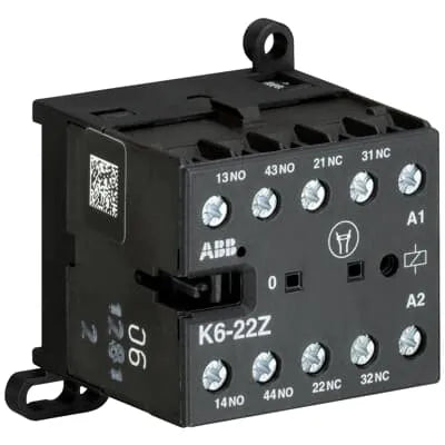 K6-22Z-80 Mini Contactor de control 220-240VCA 2NA+2NC 3A IP20