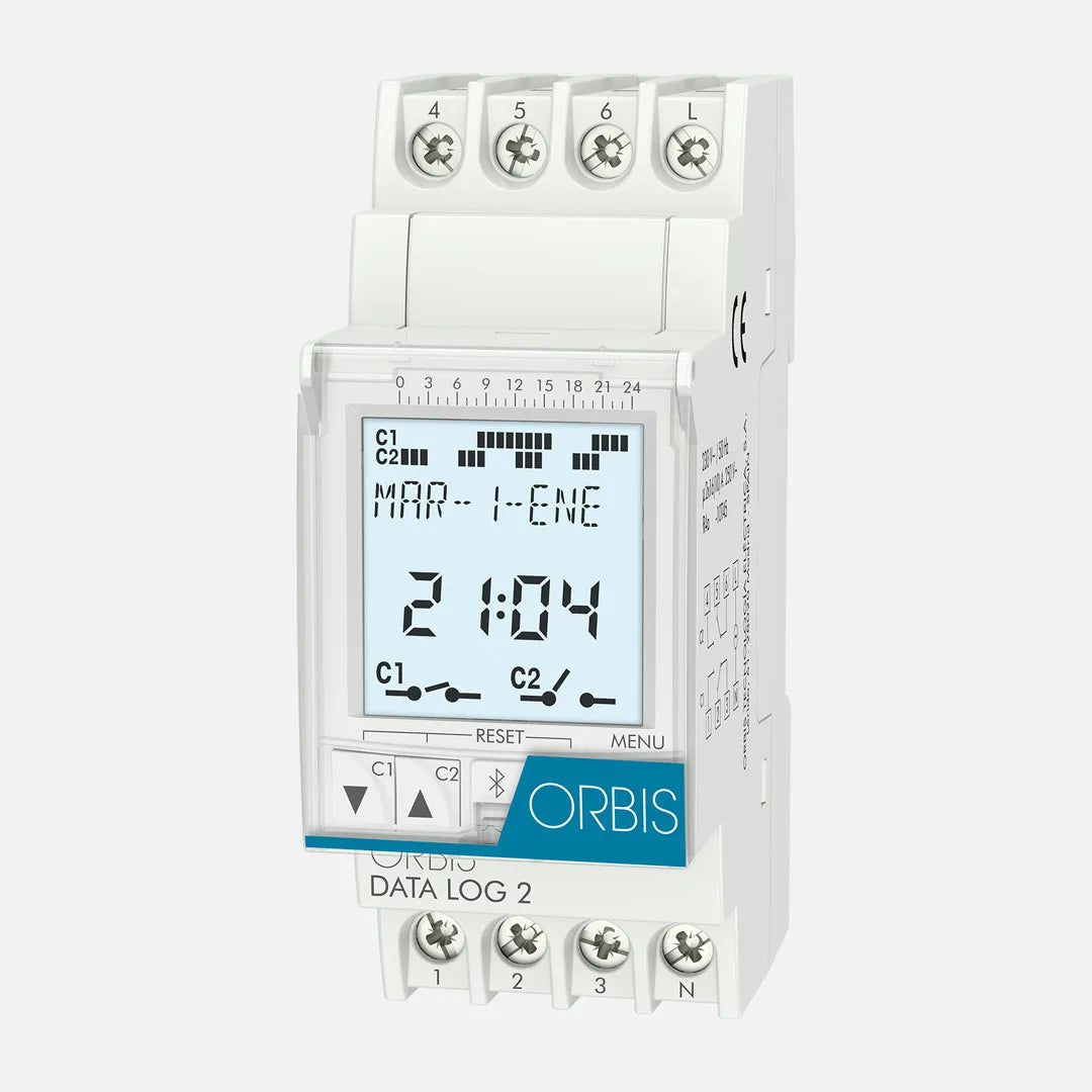 DATA LOG 2 Interruptor horario digital 230V 2CO 16A 250V