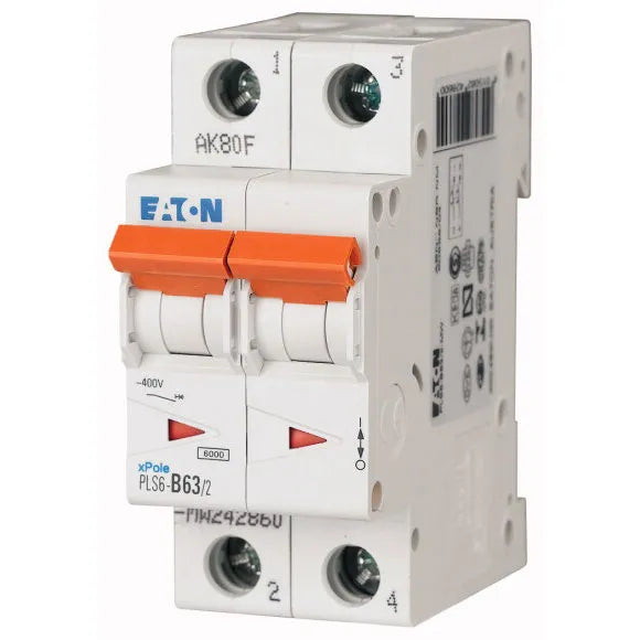 PLS6-C63/2-MW Xpole Interruptor termomagnético (ITM) 2P 63A 6kA Curva C