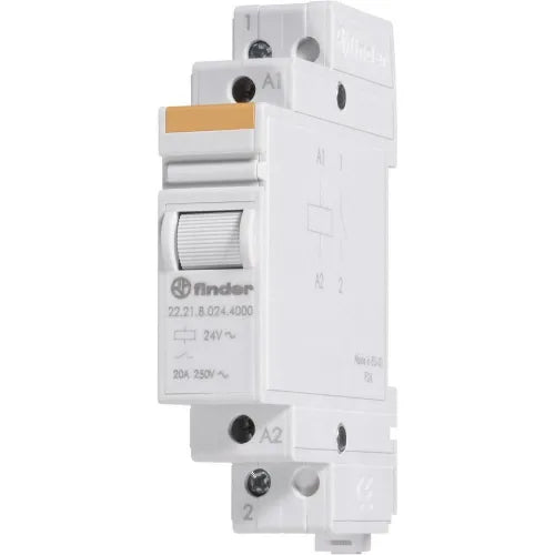 Relevador auxiliar modular 120VCA 1NA AgSn02 20A 250VCA IP20