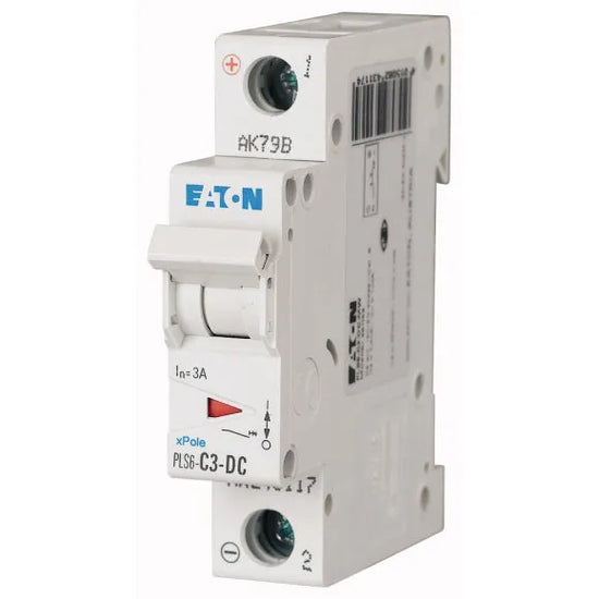 PLS6-C3-DC-MW Xpole Interruptor termomagnético para DC 1P 3A 6kA Curva C