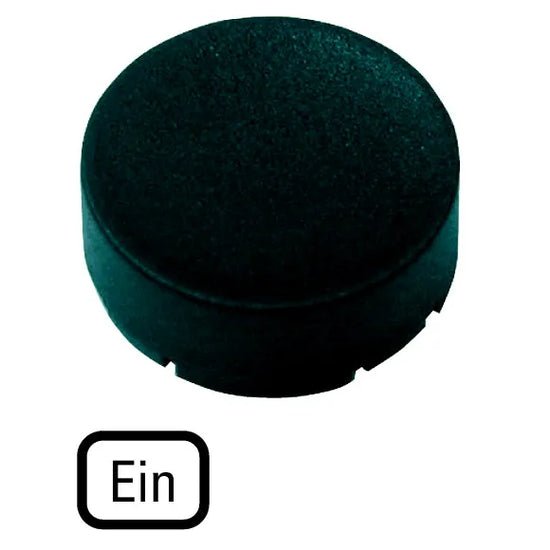 M22-XDH-S-D6 RMQ-Titan Placa para Botón Diseño-Saliente color Negro -EIN-