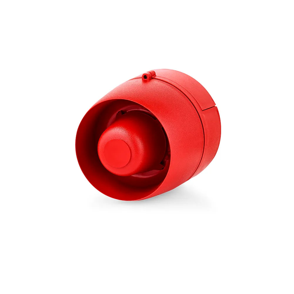ES1 Sirena economica circular 	Ø93mm 32 tonos 86-106 dB 24VCD Rojo