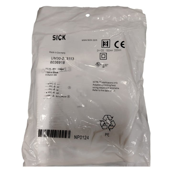 SICK  UM30-213113/6036918 SENSOR CON PANTALLA
