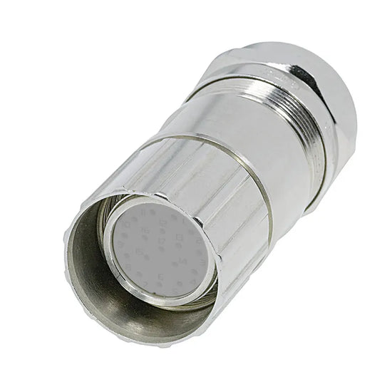 SAI-M23-GS-7/12 Conector vacío enchufable de cable latón 7-12mm