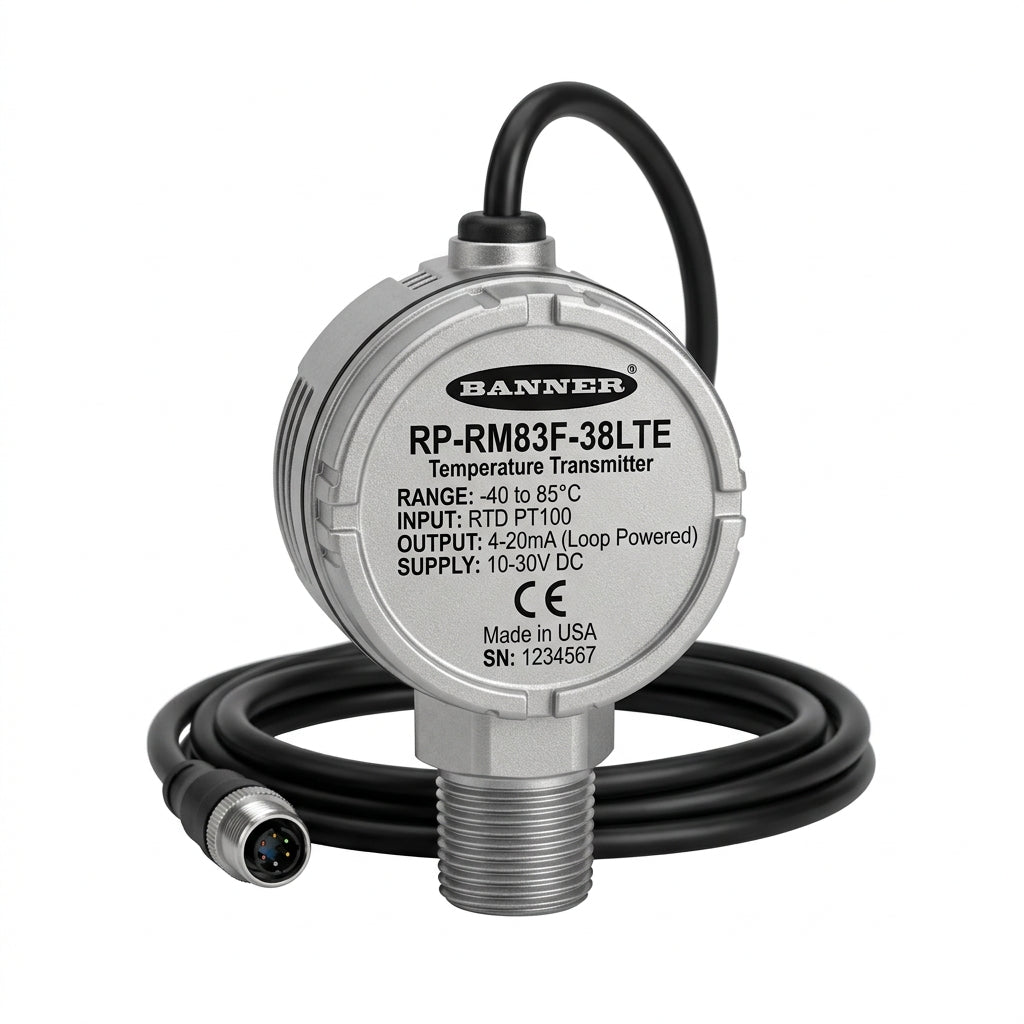 Banner Rp-rm83f-38lte interruptor de parada de emergencia