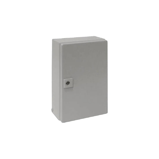 KX E-Box Caja pequeña de chapa de acero 300Hx200Wx120Dmm IP66 RAL7035