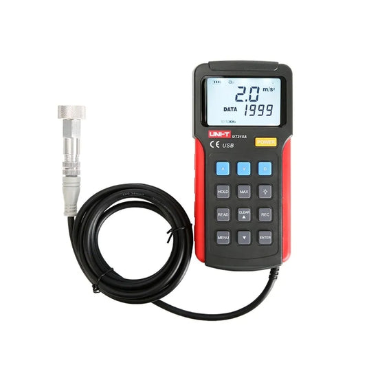 Probadores de vibraciones 0-199.9m/s² 10Hz-10kHz, 0-19.99cm/s 10Hz~1kHz