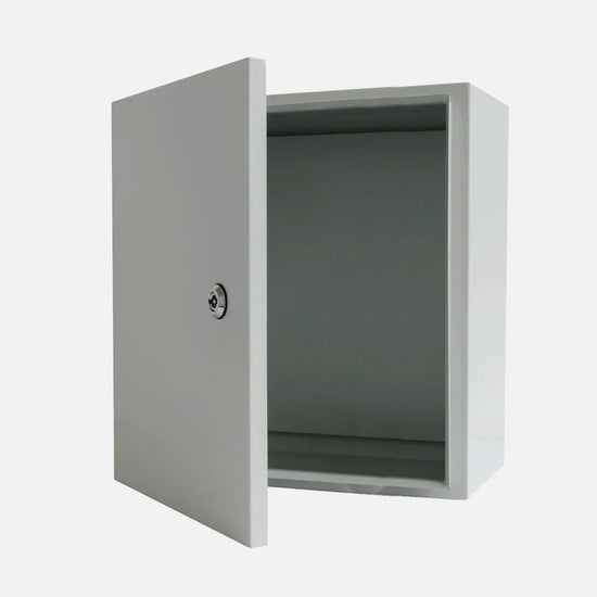 Gabinete mural c/plat. 600Hx600Wx200Dmm Acero lam. en friogalv RAL7035 IP66