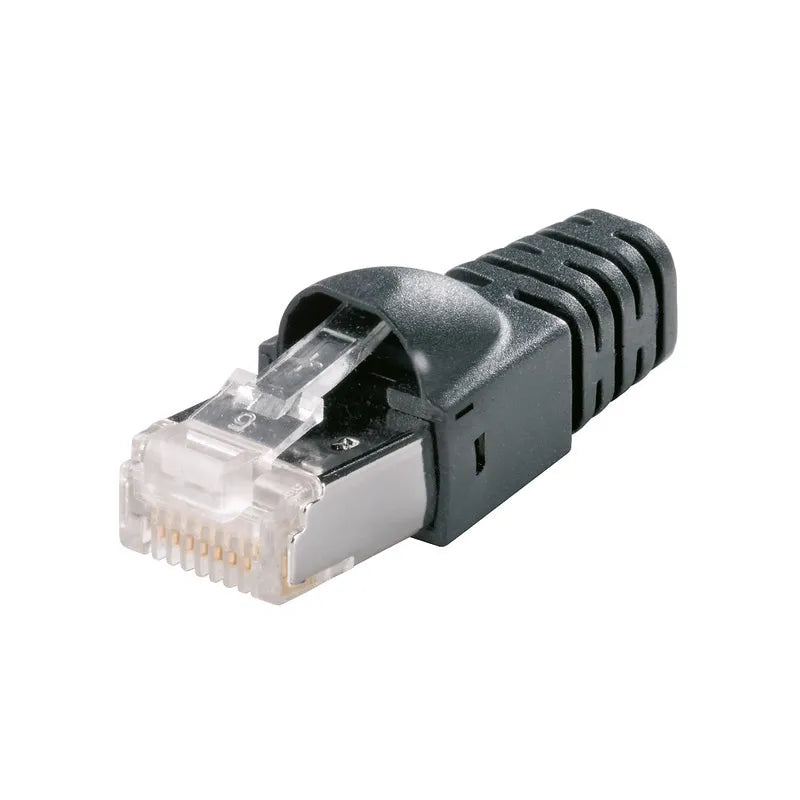 IE-P70 Conector macho RJ45 Cat 6A con protección antidoblado 6.2-7.1mm