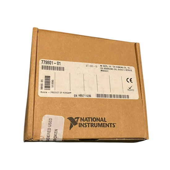 National instruments NI-9375 módulo de entrada analógica