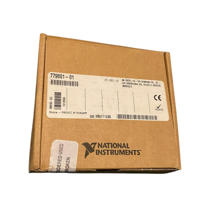 National instruments NI-9375 módulo de entrada analógica