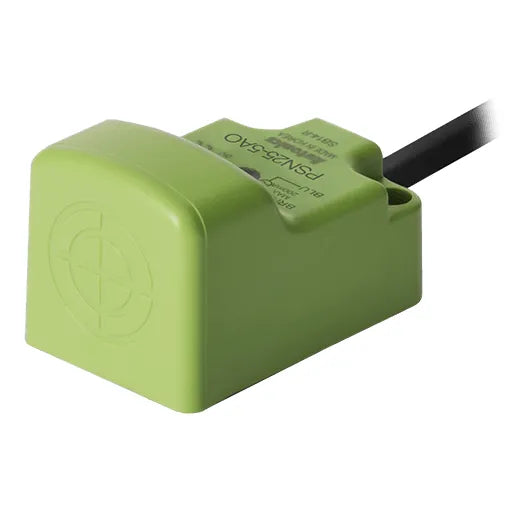 PSN25-5AO Sensor inductivo rectangular ND 25mm SN 5mm 2H 24VCD NA D/frontal