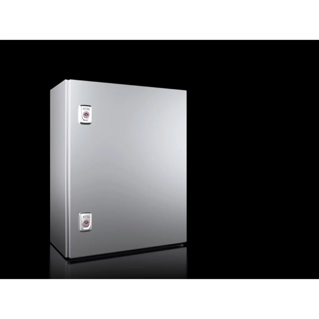 AX Gabinete mural de acero inoxidable AISI304 1P 500Hx400Wx210Dmm IP66 NEMA 4X