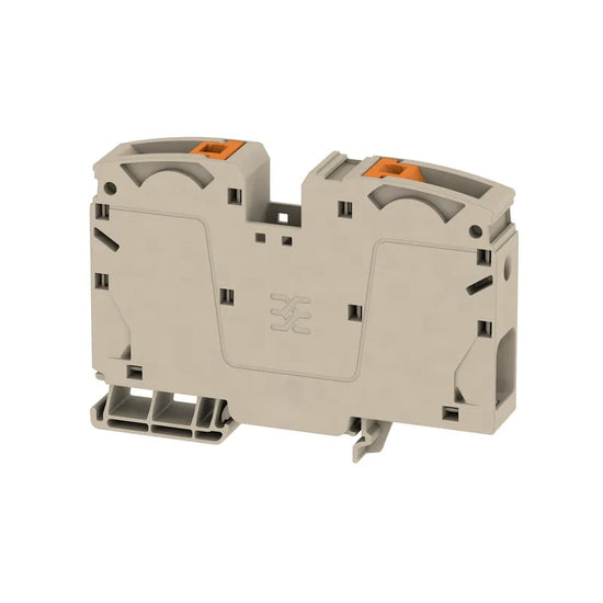 A2C 35 Clema Push-in 2 conexiones 35mm² 12-2AWG 125A 1000VCA Beige Oscuro
