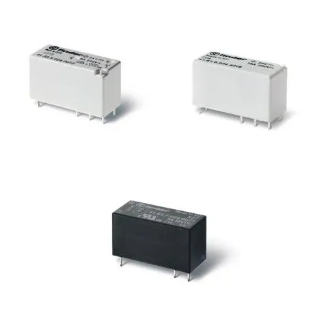Relevador para circuito impreso 8 pines 24VCD 1CO 1NA1NC AgNi 16A 250V