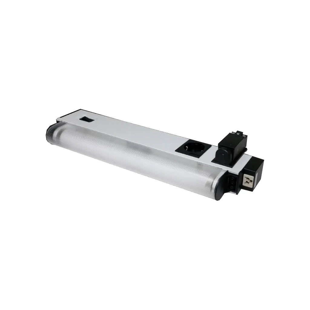 SZ Luminaria fluorescente Confort con interruptor 14W 452Lmm 100-240VCA Schuko