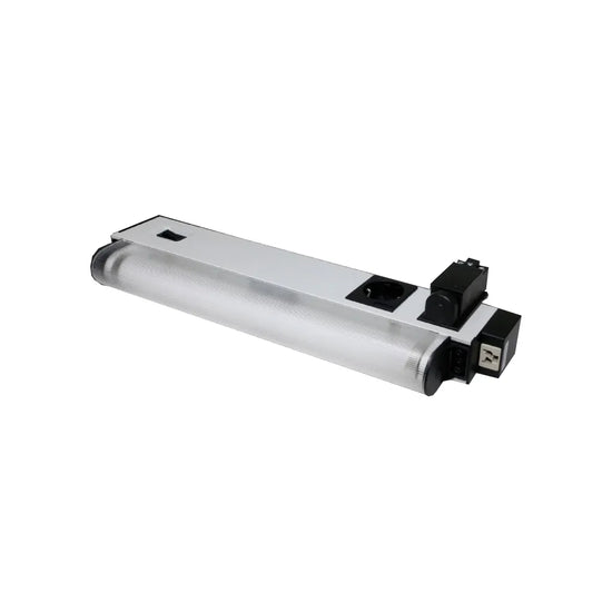 SZ Luminaria fluorescente Confort con interruptor 14W 452Lmm 100-240VCA Schuko