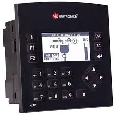 PLC+HMI 2.4” LCD STN 128x64px 1 RS232, 1 USB 2.0 12-24VDC